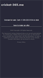 Mobile Screenshot of live.cricket-365.me